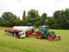 Balen laden zonder sporen door het land