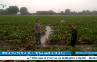 TV: Boeren nemen schade wateroverlast op