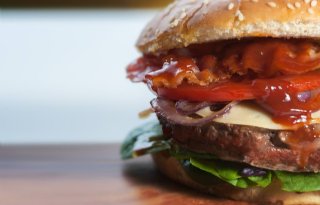 Vegetarische hamburger dringt door tot treinstations