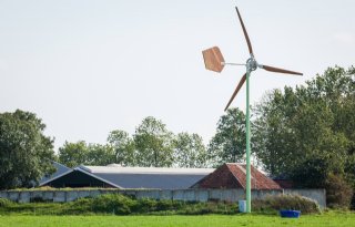 Boerenwindmolen verrijst in gemeente Woerden
