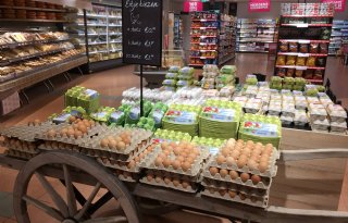 Eieren blijven nogal duur in de supermarkt