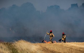 Brandweer rukt in 2023 21 keer uit voor akkerbrand