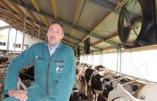 Ventilatoren in zijwand zorgen voor betere koeling melkstal