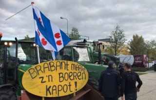 Boerenprotest ZLTO in Den Bosch