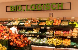 Verkoop biologisch voedsel in Duitsland voor het eerst gedaald