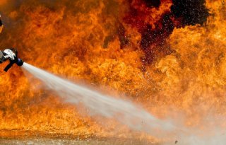 Boeren ontlopen brand bij De Meinweg