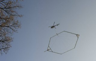 Regionale overheden onderzoeken ondergrond per helikopter