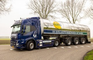 Cono+komt+met+eerste+elektrische+melkwagen+in+Nederland