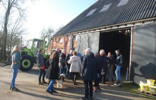 Boeren op excursie: 'Mooi wonen hier, als je houdt van weids'