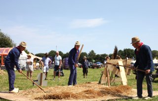 Met zonnebrand, een strohoed en boerenzin de Farm &amp; Country Fair op