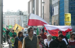 Demonstratie in Brussel voor stabiele prijzen