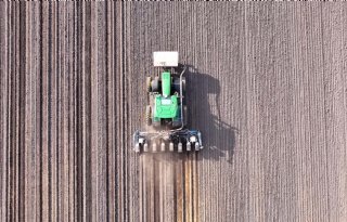 Mais zaaien onder perfecte omstandigheden