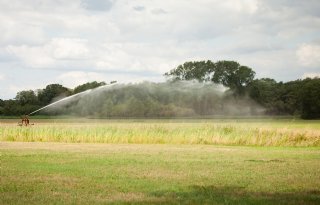 Grasland beregenen in de Achterhoek