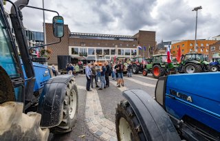 Boeren protesteren tegen zoneringsplannen Gelderland