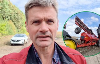 Oekraïne-vlogger Kees Huizinga: ‘Fantastisch hoe deze zaaimachine inklapt’