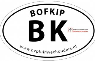 NVP deelt Bofkip-stickers uit op vakbeurs LIV