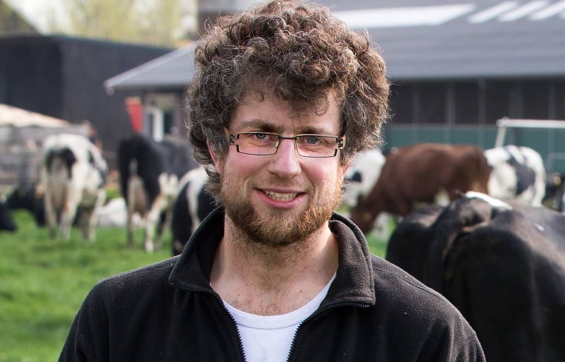 Melkveehouder Mattias Verhoef uit Brandwijk