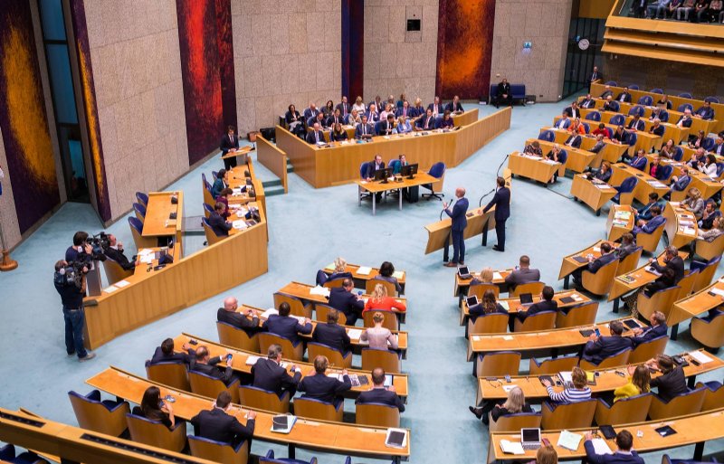 De Tweede Kamer tijdens de algemene politieke beschouwingen over de miljoenennota voor 2020.