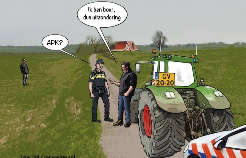 Cartoon Tony Tati - Pennestreek.nl