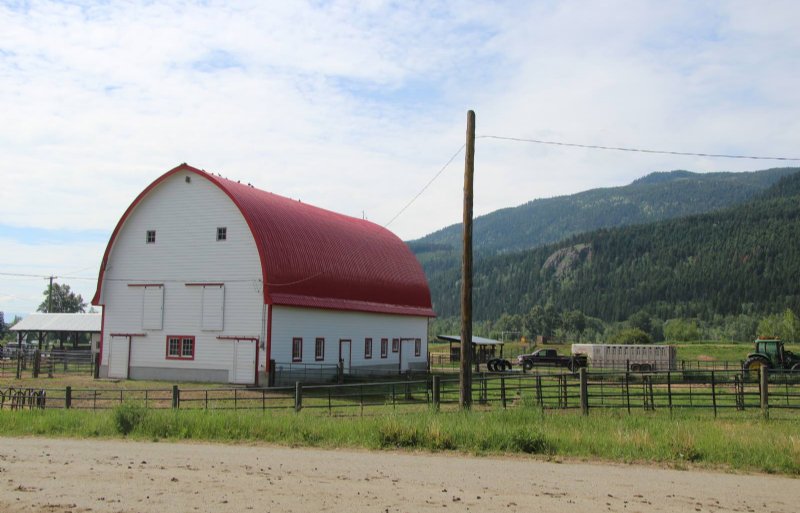 Een boerderij in Canada. Het land introduceerde een polis voor oogstverliezen.