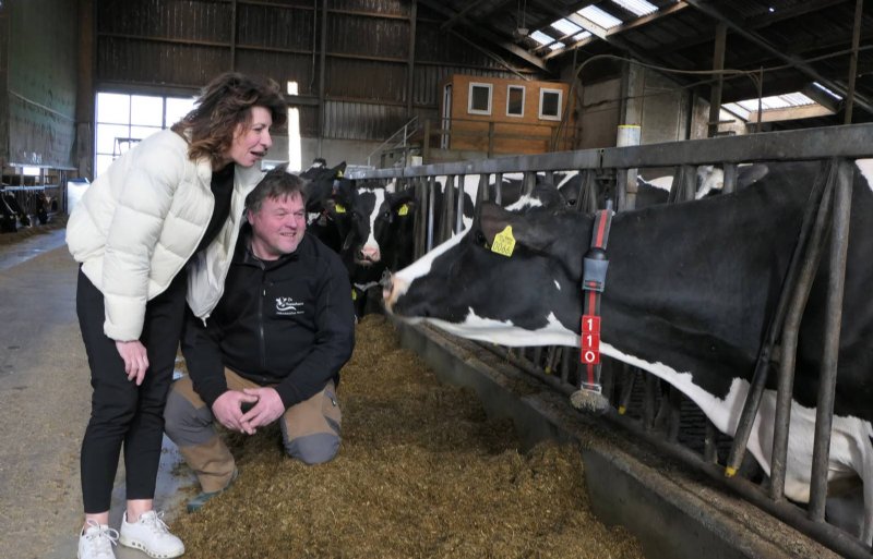 John en Marielle Vesseur runden tot twee jaar geleden nog een regulier melkveebedrijf.