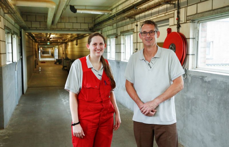 Wilma et Gert van Beek de Van Beek SPF Pigs à Lelystad.