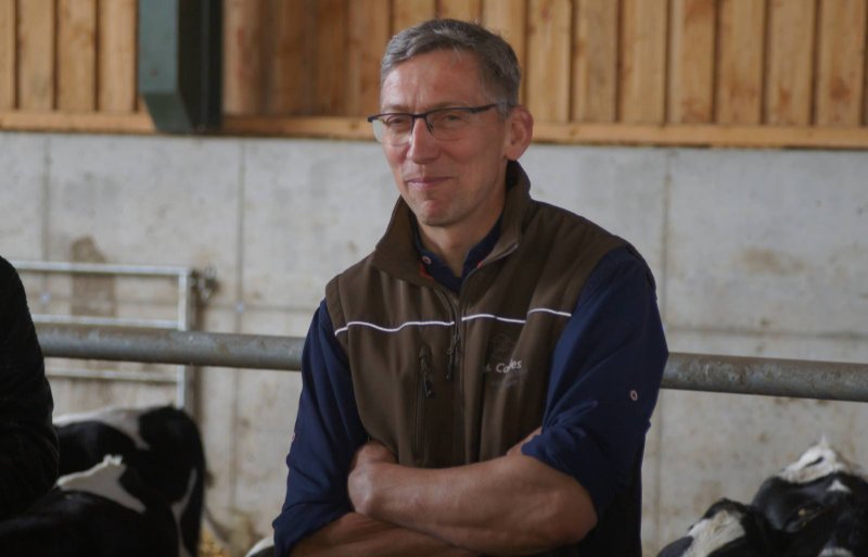 Christian Cordes, melkveehouder in het Duitse Kragstedt