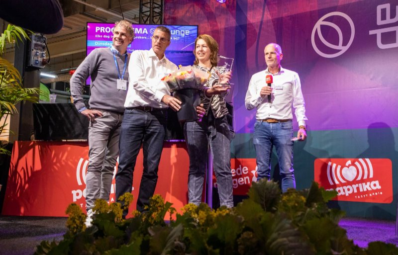 Broekhof Verpakkingen wint de HortiContact Innovatie Award 2022 met Recy 100-folie.
