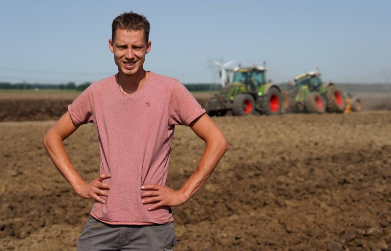 'Je moet opnieuw leren boeren', zegt Martin van Renselaar over zijn 'nieuwe' grond.