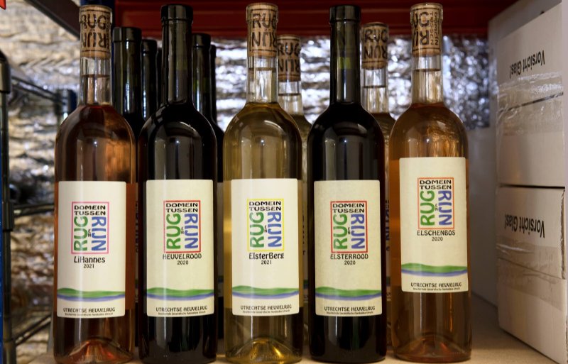 De wijngaard levert jaarlijks zo'n 2.400 flessen wijn op.
