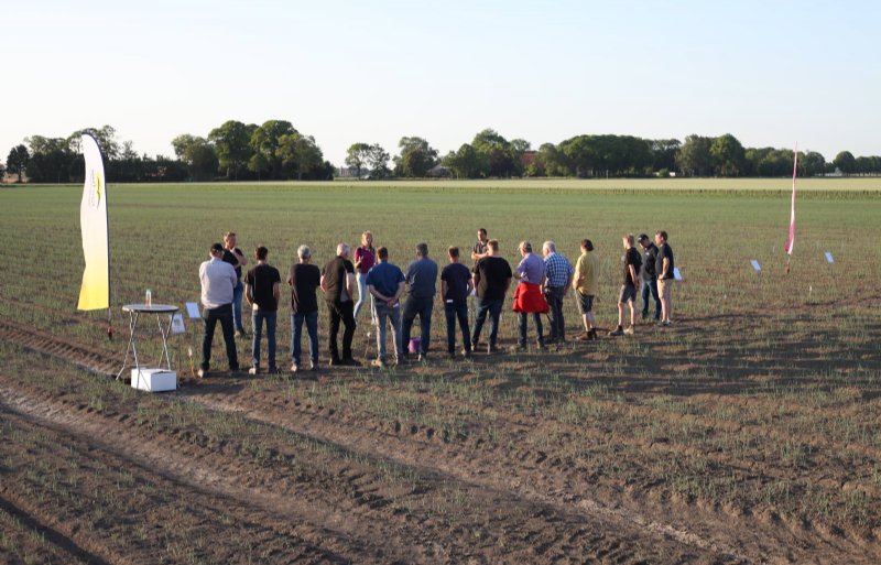 Uienzaadfirma's Hazera, De Groot en Slot en Seminis gaven 13 juni een toelichting op de rassenproeven die liggen op SPNA-proefboerderij Ebelsheerd in het Groningse Nieuw Beerta.