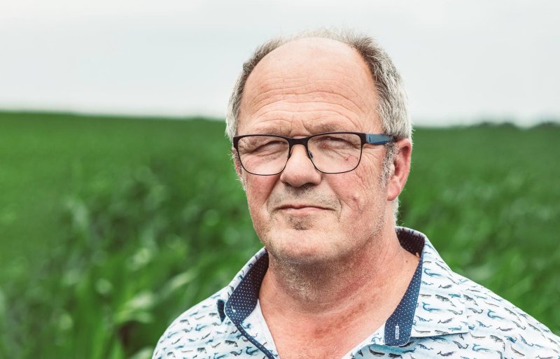 Maismeetnetdeelnemer Guido Frijns in Reijmerstok.