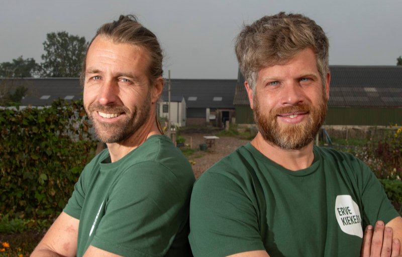 Niels Moshagen en Jaap Fris, gemeenschapsboerderij Erve Kiekebos in Empe