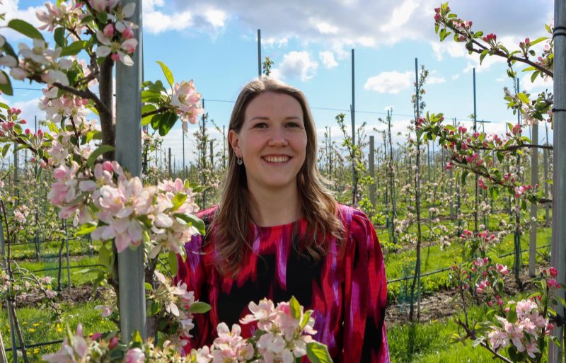 Lisanne van Haarlem, projectcoördinator van de Fruit Tech Campus