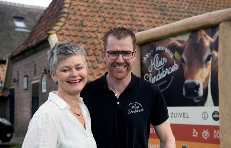 Bert en Esther Ruitenberg, melkveehouders in Hoonhorst