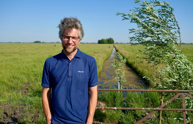 Matthias Verhoef, een van de melkveehouders die deelnam aan de pilot.