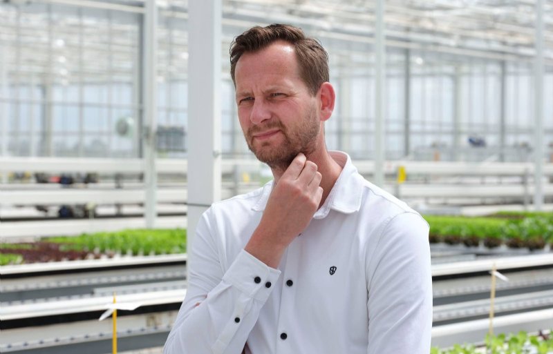 Peter Sonneveld van Rijk Zwaan ziet het aandeel waterteelt onder glas en met kunstlicht voor bladgewassen de komende jaren alleen maar toenemen.