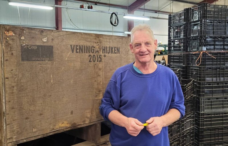 Bollenteler Gert Veninga in Hijken voelt zich gesteund door 'oude Drenten'.