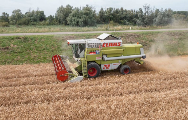 Akkerbouwer Wouter Vierboom doet met zijn Claas Mega 218 mee aan de speciale zelfrijderseditie van POAH!