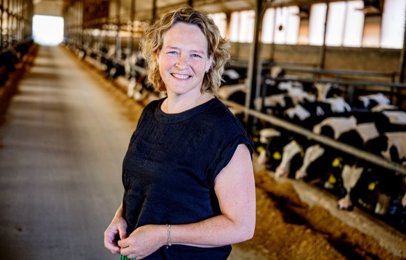 Kalverhoudster Marloes Luijerink in Overdinkel.