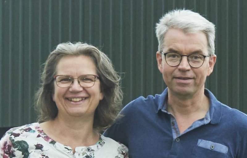 Ruth en Jan van der Haar, varkenshouders in Collendoorn