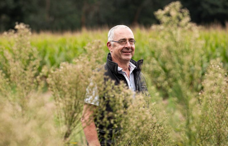 Jan Beunen, melkveehouder in Maria Hoop