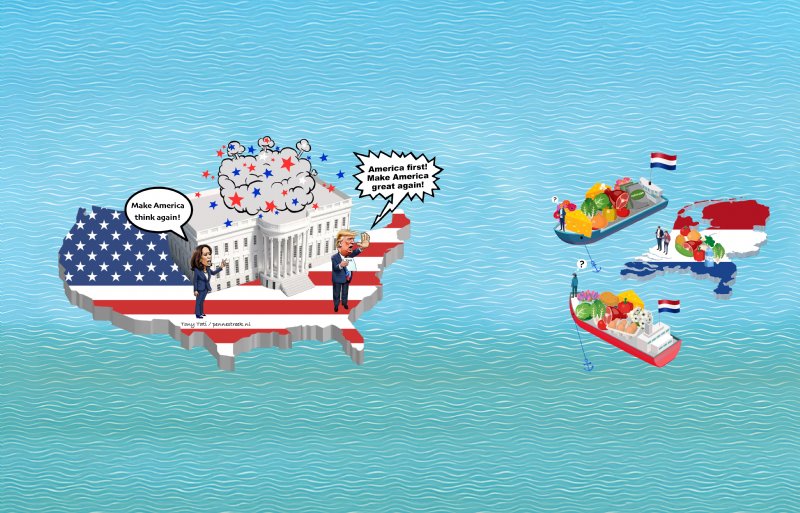 'Amerika kiest, wat merken wij daarvan?' van René Bouwmeester en Esther de Snoo is genomineerd in de categorie nieuws & onderzoek.