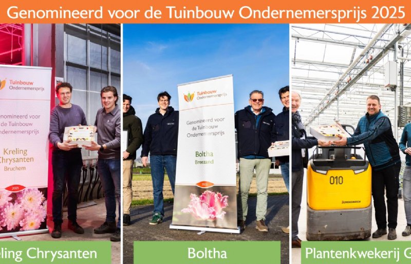 genomineerden Tuinbouw Ondernemersprijs 2025