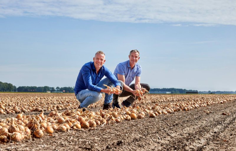 Eigenaren Erik (links) en Wim Waterman van Waterman Onions.