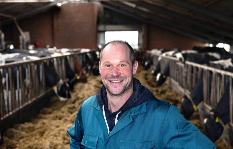 Cees Biesheuvel, biologisch melkveehouder in Geervliet