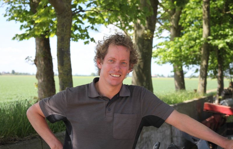 Akkerbouwer Rob van den Broek in het Flevolandse Kraggenburg.