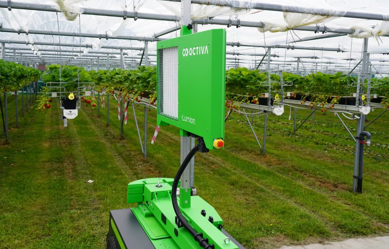 UV-C-licht is schadelijk voor mensen, dus deze methode kan alleen door robots worden uitgevoerd.