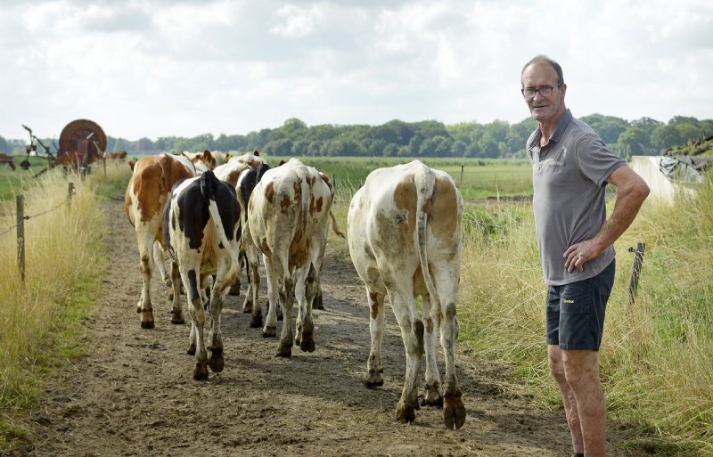 Frans Versteden, melkveehouder in het Noord-Brabantse Oirschot.