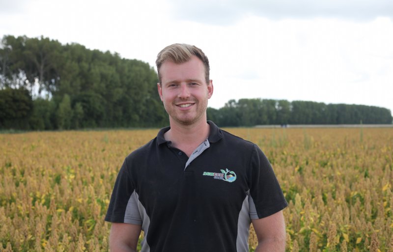 Jac van Eck, biologisch akkerbouwer in het Zuid-Hollandse Herkingen